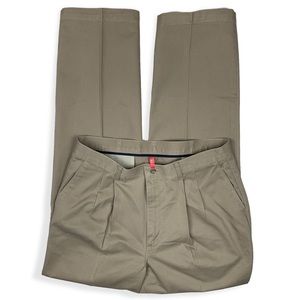 Wrangler Mens Five Star Premium Relaxed Fit Khaki Work Pants Size 36x34 Cotton